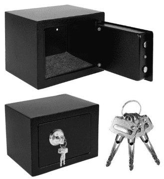 shumee BEMI SAFE ETUI ZA KLJUČE HOME LOCKER ČRNA