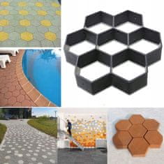 Korbi Plastični kalup za betonske tlakovce – vzorec satja