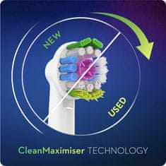 Oral-B EB 18-2 3D White nadomestna glava s tehnologijo CleanMaximiser, 2 kosa