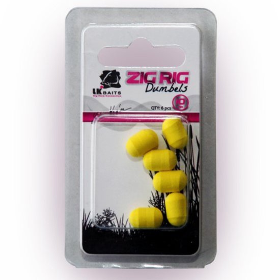 ZIG RIG Dumbels Pop-Up - rumena