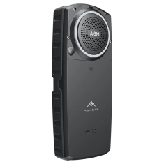 AGM Odporni preklopni telefon na tipke M6 SE (4G LTE) Dual SIM, IP68/IP69K/MIL-STD-810H, črn