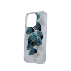 Onasi Silikonski ovitek Abstract Leaves za Samsung Galaxy A56 - bel