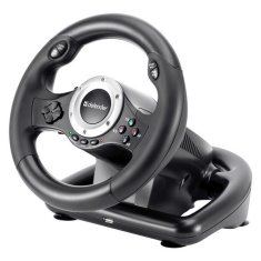 Defender TURBO PRO, 10 gumbov, USB, črn, s pedali, otroški volan 64291