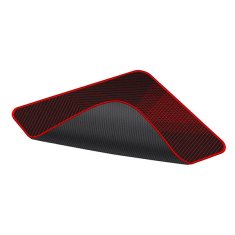 Defender CYBE gaming podloga za stol 1220 x 1020 x 4 mm črno/rdeča 50569