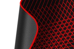 Defender CYBE gaming podloga za stol 1220 x 1020 x 4 mm črno/rdeča 50569
