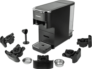 Tornado TCM-7042-GS 5 v 1 večkapsulski kavni aparat (Nespresso/kavni prah/LAVAZZA blue/ESE blazinice (44 mm)/ DOLCE GUSTO)