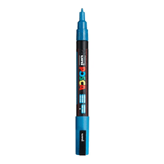 UNI Marker Uni PC-3ML POSCA, bleščice, Svetlo Modra