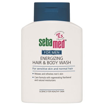Sebamed Gel za prhanje in šampon 2v1 za moške (energizirajoč gel za lase in telo) 200 ml