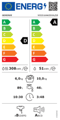 Gorenje pralno sušilni stroj WD2S164ADSWA/DE