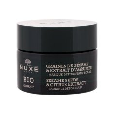 Nuxe Bio Organic Sesame Seeds & Citrus Extract maska za posvetlitev in razstrupljanje kože 50 ml za ženske