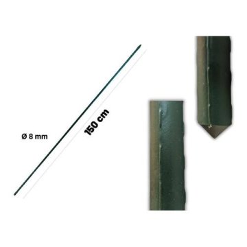 Vrtna palica, prevlečena s plastiko, 150 cm x 8 mm, Garden SB
