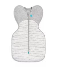 LOVE TO DREAM Swaddle UP Swaddle - velikost XS - bela - PHASE 1 - 2,5 TOG