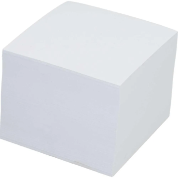 Kocka papirna lepljena bela 800L 9,5x9,5