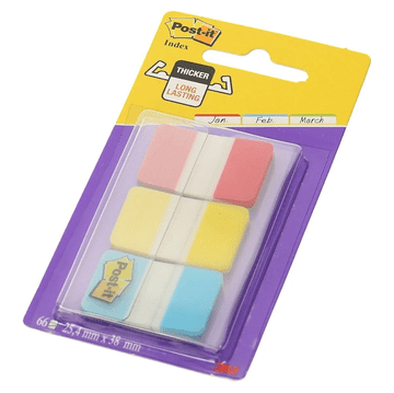 3M Post-It Index 686-RYB, samolepilni označevalci - Extra strong