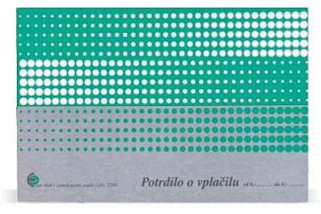 Potrdilo o vplačilu A6 (obrazec 5290)
