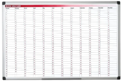 Bi-Office Tabla z letnim planerjem 60 x 90 cm