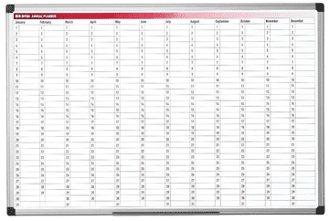 Bi-Office Tabla z letnim planerjem 60 x 90 cm
