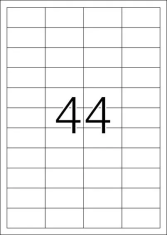 Etikete Sorex 48,5 x 25,4 mm, 100/1
