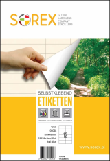 Etikete Sorex 105 x 48 mm, 100/1