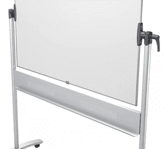 Nobo Mobilna magnetna tabla, NOBO 90x120 cm, na kolesih, dvostranska 