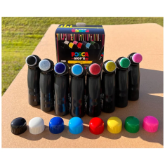 UNI Marker Uni PCM-22 MOP'R POSCA, set 8/1
