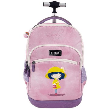 Street Trolley Rain Girl