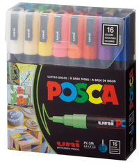 UNI Marker Uni PC-3M POSCA, set 16/1