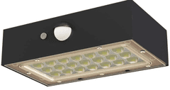 Emos Brixo svetilka, solarna LED, senzor gibanja, nevtralna bela, črna (ZG162S)