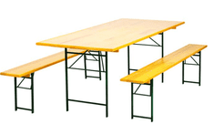 vrtna garnitura miza in 2 klopi (056026)