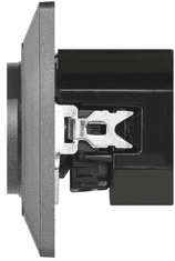 Emos vtičnica z USB-A+USB-C, antracit (A6000.7)