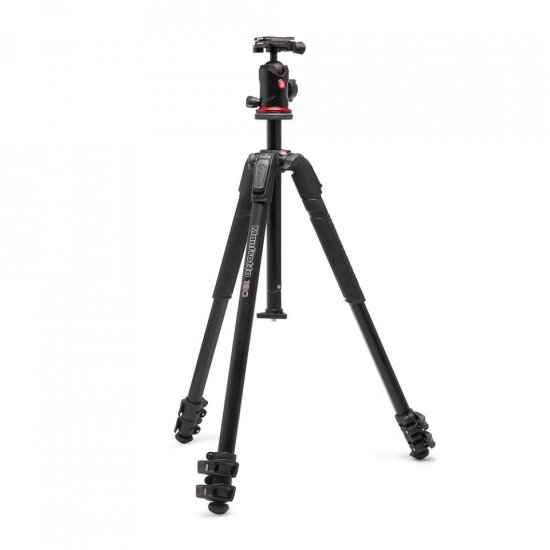 Manfrotto 190X AS aluminijasto foto stojalo s kroglično glavo Q6T - (MK190X3-Q6T)