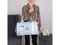 Disney Disney Stitch Modra MLADINSKA potovalna torba, potovalna torba, ROČNA PRTLJAGA za letalo 44x18x26cm 