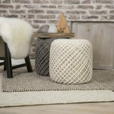 eoshop Pleten puf Pouf Royal 888 slonovina