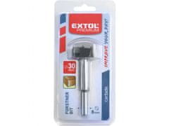 Extol Premium Čelno rezkalo za les z rezinami SK, O 30mm pecelj 8mm