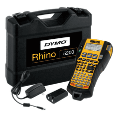 Dymo Rhino 5200 KIT ABC tipkovnica v torbi (S0841400), tiskalnik etiket do 19 mm
