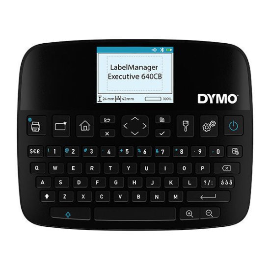 Dymo LabelManager Executive 640 CB UJSB/ BT QWERTY D1 do 24 mm tiskalnik za etikete