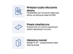 3MK Ulefone Power Armor 16 Pro/16S nezlomljivo hibridno steklo, odporno na praske, debeline 0,16 mm - FlexibleGlass Lite 3mk 