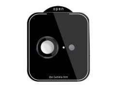 3MK Črno kaljeno steklo za objektiv kamere za Apple iPhone SE4/16E - 3mk Lens Protection Pro 
