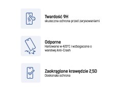 3MK Nerazbitno kaljeno steklo Apple iPhone 13 / iPhone 13 Pro / iPhone 14, odporen proti praskam, debel 0,3 mm - HardGlass 3mk 