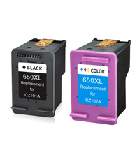 TiskajPoceni Kompatibilne kartuše HP 650XL komplet Black in Color za HP Deskjet Ink Advantage 1015,HP Deskjet Ink Advantage 1515,HP Deskjet Ink Advantage 2515,HP Deskjet Ink Advantage 2516,HP Deskjet Ink 