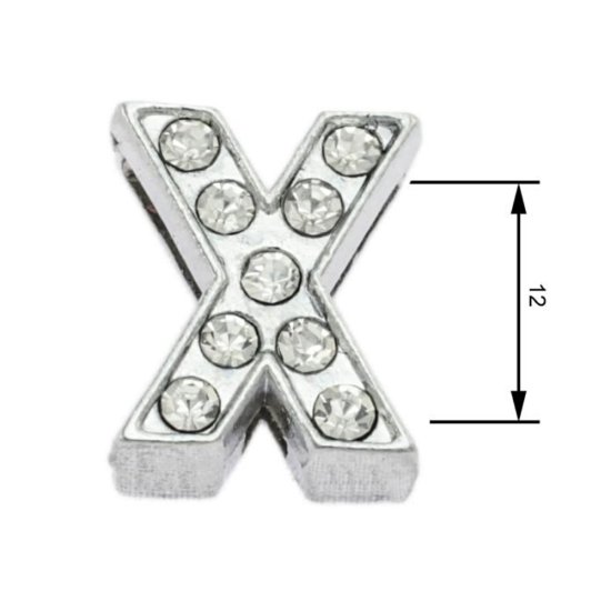 Črke za nanizanje X 12 mm
