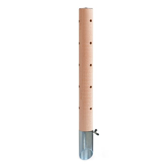 Oblikovanje pasjega pisoarja 1 lesen 40 cm