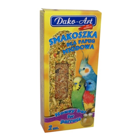 Papagajček z medom Dako (2 kosa)