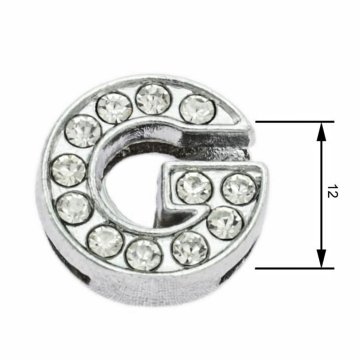 Črke za nanizanje G 12 mm