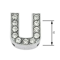 Črke za nanizanje U 12 mm