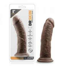 Dr. Skin Dildo Dr. Skin, 20 cm, temno rjav