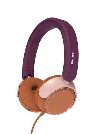 Philips TAK2000MP otroške naušesne slušalke, škrlatno vijolične