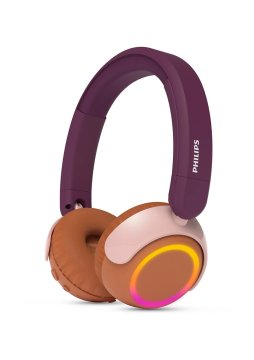 Philips TAK4200MP otroške brezžične naušesne slušalke, škrlatno vijolične
