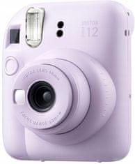 FujiFilm Mini 12 fotoaparat, Lilac vijolična + Instax Mini Film 20 kos