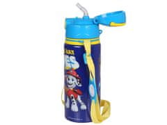 Paw Patrol Paw Patrol Aluminijasta TERMALNA STEKLENIČKA, ustnik, STEKLENIČKA ZA VODO z naramnico, za dečka 600ml